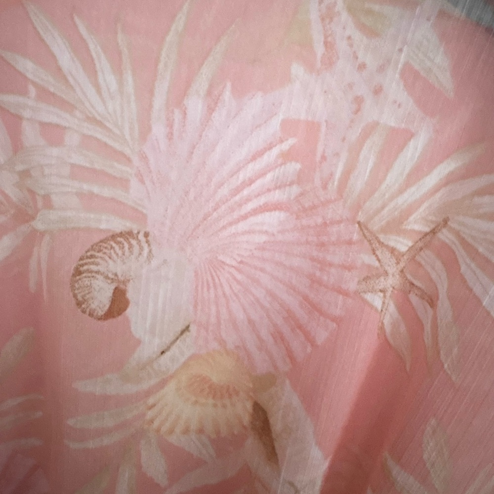 Forever 21 Sea Shell Leaf Sheer Robe Swim Cover Up With Tie 2X NWT - Picture 6 of 6